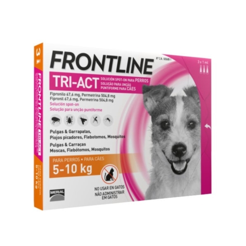 Comprar Frontline Tri-act 5-10 Kg. S 6 Pipetas